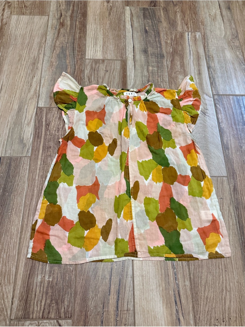 THML Ruffle Cap Sleeve Top